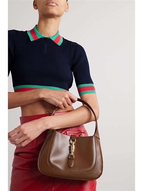 gucci jackie bag paint leather|gucci shoulder bag.